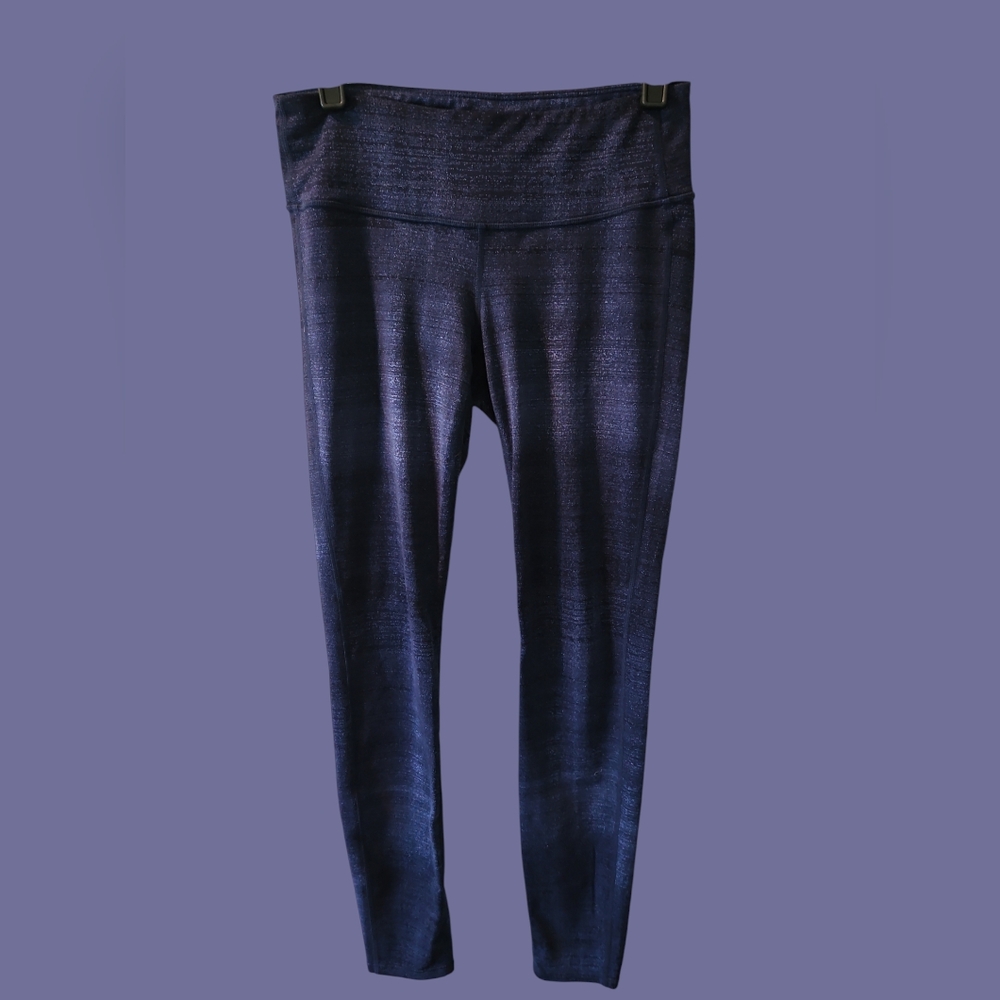 Athleta Chaturanga Blue Leggings